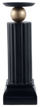 A & B Home Black 15" Iron Candle Holder-1