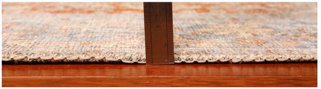 KAS Rugs London Rust Blue Serena 5'x8' Area Rug-3
