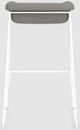 EQ3 Mackenzie Light Grey/White Counter Stool-4