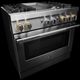 JennAir® RISE™ 36" Stainless Steel Pro Style Dual Fuel Range-4
