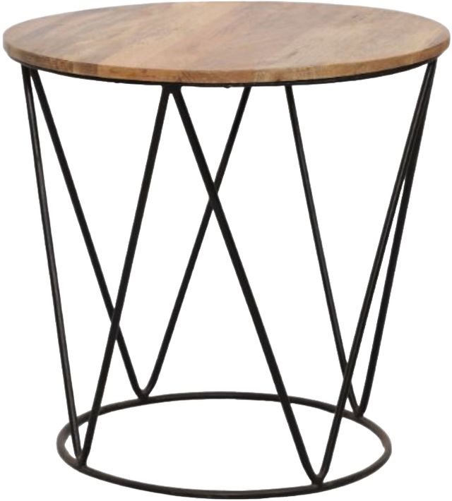 Jaipur Furniture Ravi Range Brown Large Stool-0