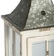 A & B Home Evelyn 2-Piece Whitewashed Enclosed Lantern with Handle Set-2
