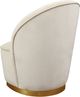 TOV Furniture by TOV Slashed Cream Julia Velvet Junior Chair-2