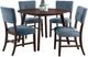 New Classic® Home Furnishings Tioga 5-Piece Blue/Brown Cherry Dining Set-0