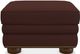 La-Z-Boy® Pembroke Redwood Ottoman with Brass Nailhead Trim-0