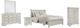 Signature Design by Ashley® Jorstad 5-Piece Gray King Sleigh Bed Set-0