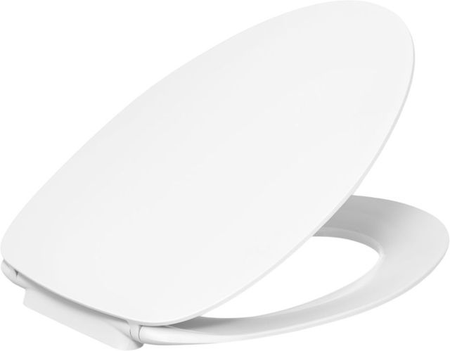 KOHLER® Papyrus® White Quiet-Close™ Elongated Toilet Seat-1