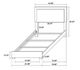 Coaster® Marceline Black Twin Panel Bed-3