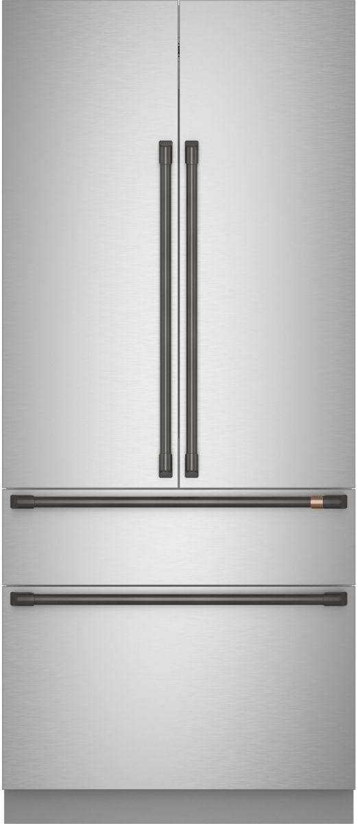 Café™ Brushed Black Refrigeration Handle Kit-1