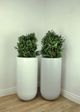 Le Present Round Bottom Light Gray 36" Planter-4
