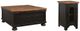 Signature Design by Ashley® Valebeck 2-Piece Black/Brown Living Room Table Set-0