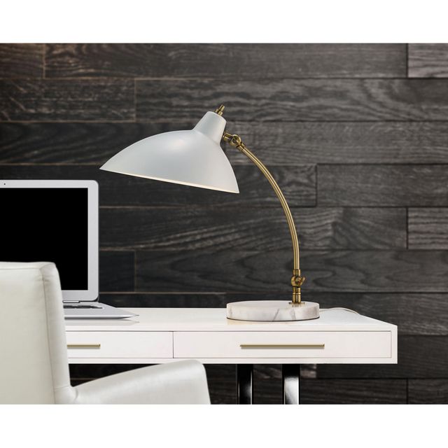 Adesso® Peggy Antique Brass Desk Lamp-1