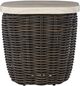 Signature Design by Ashley® Kimora Beige/Dark Brown Wicker Outdoor End Table-1