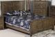 Mako Wood Furniture Scarlett Brown King Panel Bed-0