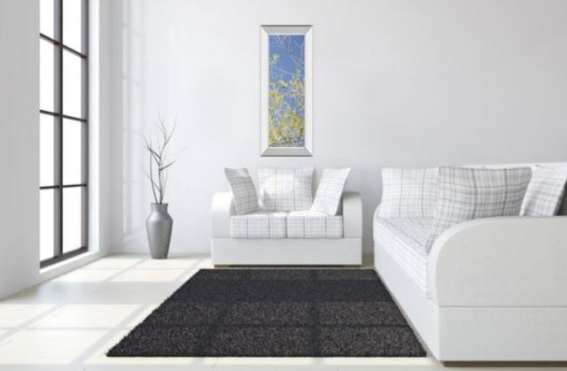 Classy Art Spring Poplars IV by Sharon Chandler Mirror Framed Wall Art-3