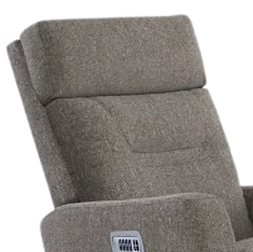 La-Z-Boy® Lennon Quarry Power Rocking Recliner with Headrest and Lumbar-1