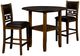 New Classic® Home Furnishings Gia 3-Piece Brown Counter Dining Set-0