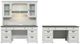Liberty Furniture Allyson Park 3-Piece Charcoal/Wirebrushed White Desk Set-0