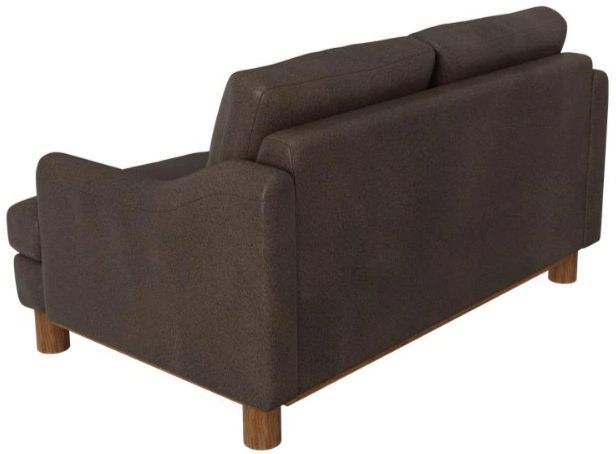 International Furniture Direct Olimpia Brown Loveseat-3