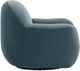 TOV Furniture Tiago Dark Teal Swivel Accent Chair-4