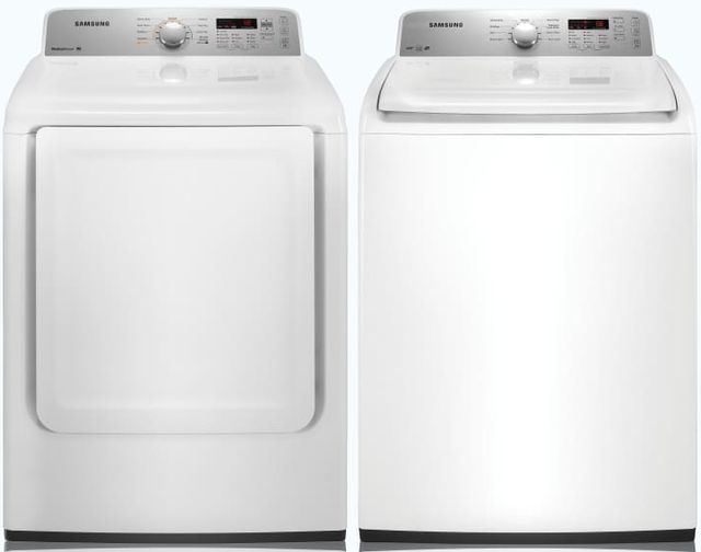 Samsung 7.2 Cu. Ft. White Front Load Gas Dryer-3