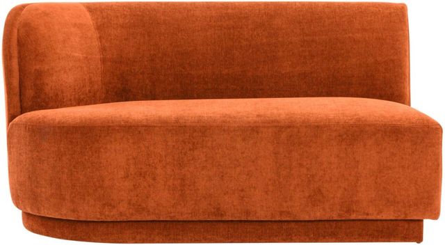 Moe's Home Collection Yoon Fired Rust 2-Seat Left Chaise-0