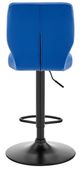 Armen Living Bardot Blue Adjustable Height Stool Swivel Stool-2