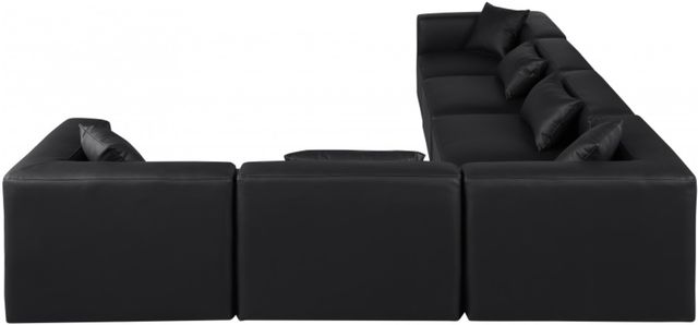Meridian Furniture Cube 6-Piece Black Modular Sectional-3