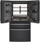 Café™ 36" 22.3 Cu. Ft. Matte Black Counter Depth French Door Refrigerator-1