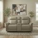 Liberty Furniture Cora Aline Cashmere Triple Power Zero Gravity Reclining Loveseat with Console-1