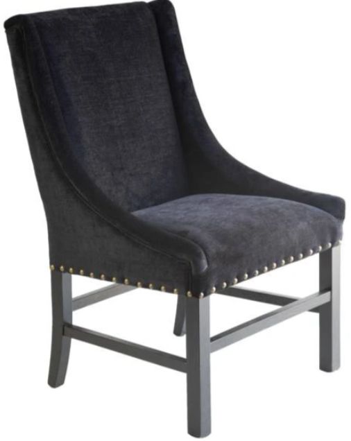 Nest Home Collections Josh Matte Black Arm Chair-0