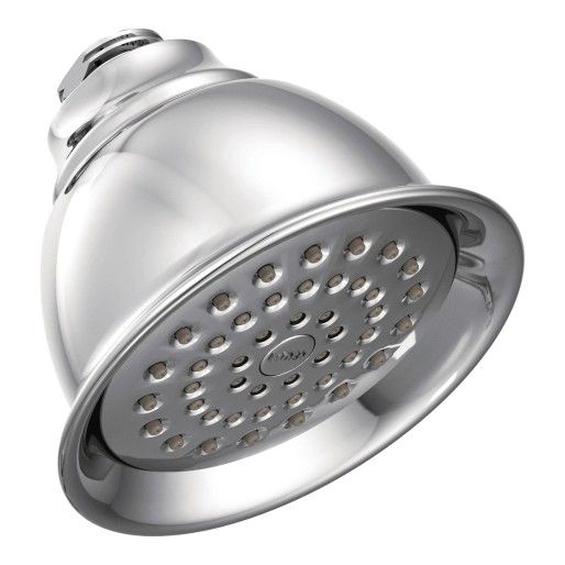 Moen® Chrome Eco-Performance One-Function 4.38" Diameter Shower Head-0