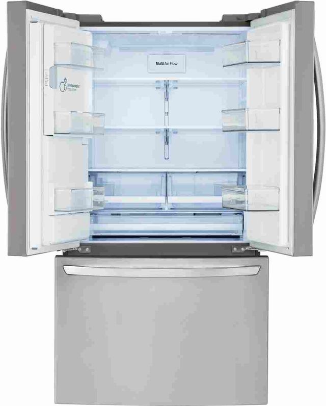 LG Series 27.7 Cu. Ft. PrintProof™ Stainless Steel Freestanding French Door Refrigerator-1