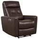 Signature Design by Ashley® Pisgham Chocolate Power Recliner with Adjustable Headrest-0