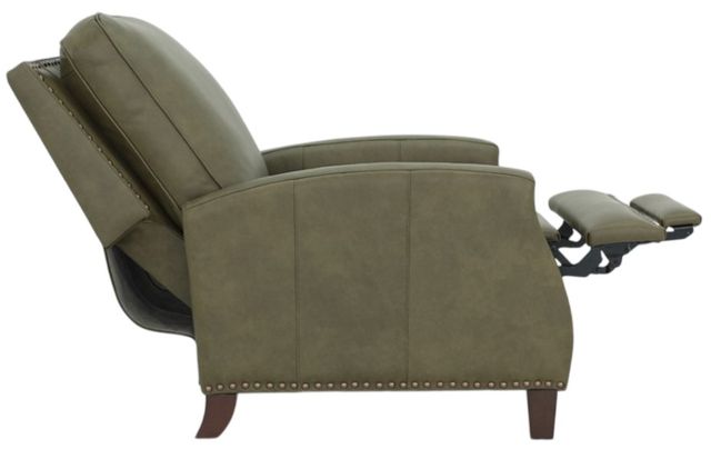 BarcaLounger® Melrose Oasis Olive Leather Manual Recliner-1