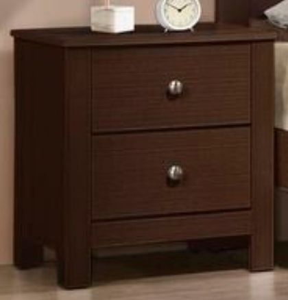 Elements International Sami Espresso Youth Nightstand-0