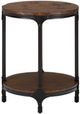 Jofran Inc. Urban Nature Black/Brown Round Chairside Table-0