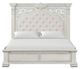 Furniture of America® Promenade 4-Piece Wire Brushed White Queen Bedroom Set-3