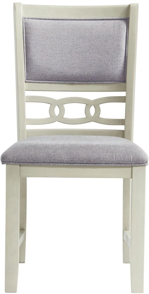 Elements International Amherst Bisque Dining Side Chair-1
