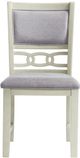 Elements International Amherst Bisque Dining Side Chair-1