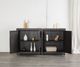 Furniture of America® Hatton Cross Weathered Black Cabinet-2