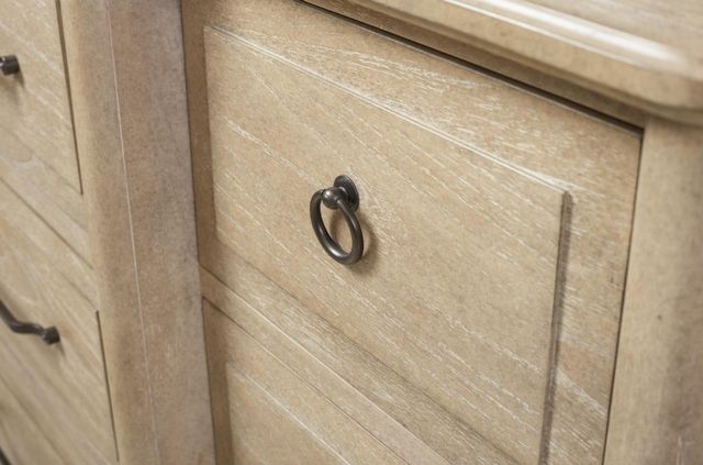Bernards Citrus Heights Sand Breakfront Dresser-4