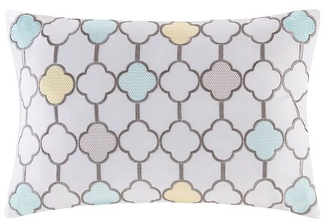 Olliix by Madison Park Essentials YellowithAqua Full Central Park Complete Comforter and Cotton Sheet Set-1