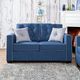 Furniture of America® Ravel Blue Loveseat-2