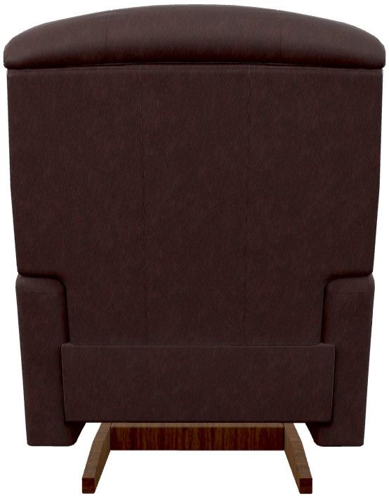 La-Z-Boy® Reed Pomegranate Leather Power Rocking Recliner with Headrest-4
