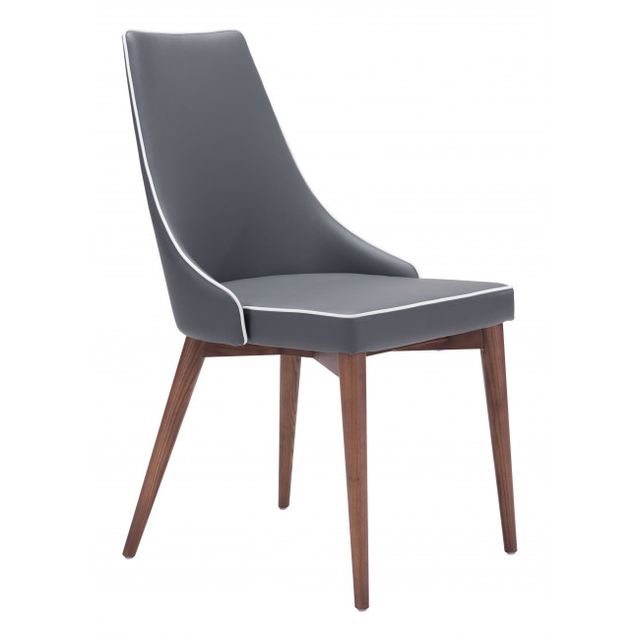 Zuo® Modern Moor Dark Gray Dining Chair-0