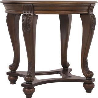 Signature Design by Ashley® Norcastle Dark Brown Round End Table
