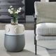 Uttermost® Mulvane Blue Gray/Off-White Ceramic Outdoor Garden Stool-1