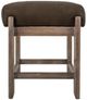International Furniture Direct Balam Brown/Stained White Accent Stool-1