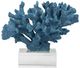 A & B Home Blue Expansive Faux Coral Accent with Glass Base Decorative Object-1